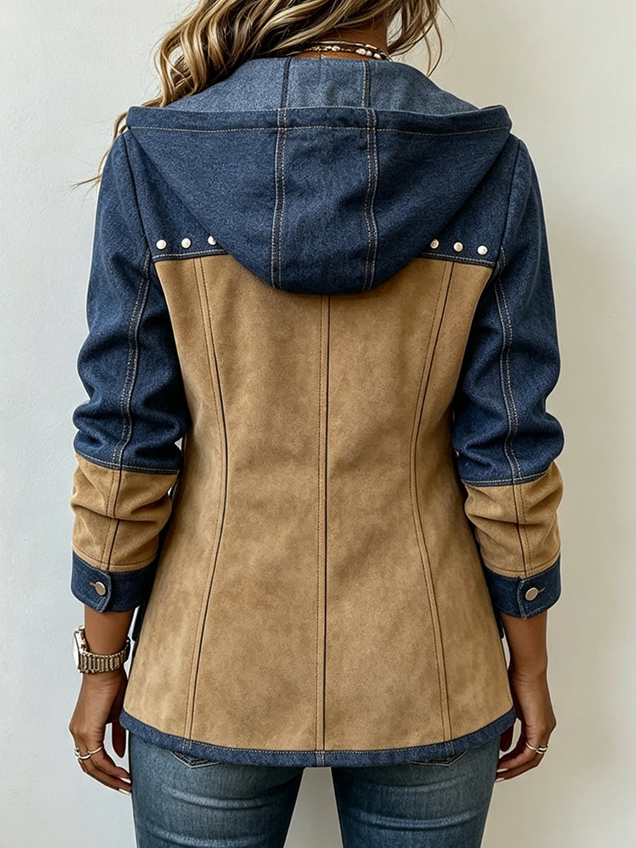 Nadja - Jasje met capuchon en patchwork