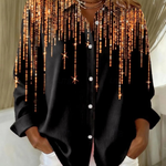Nele - Geruite damesblouse met lange mouwen