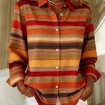 Nele - Geruite damesblouse met lange mouwen