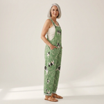 Nina - Kleurrijke bedrukte tuinbroek