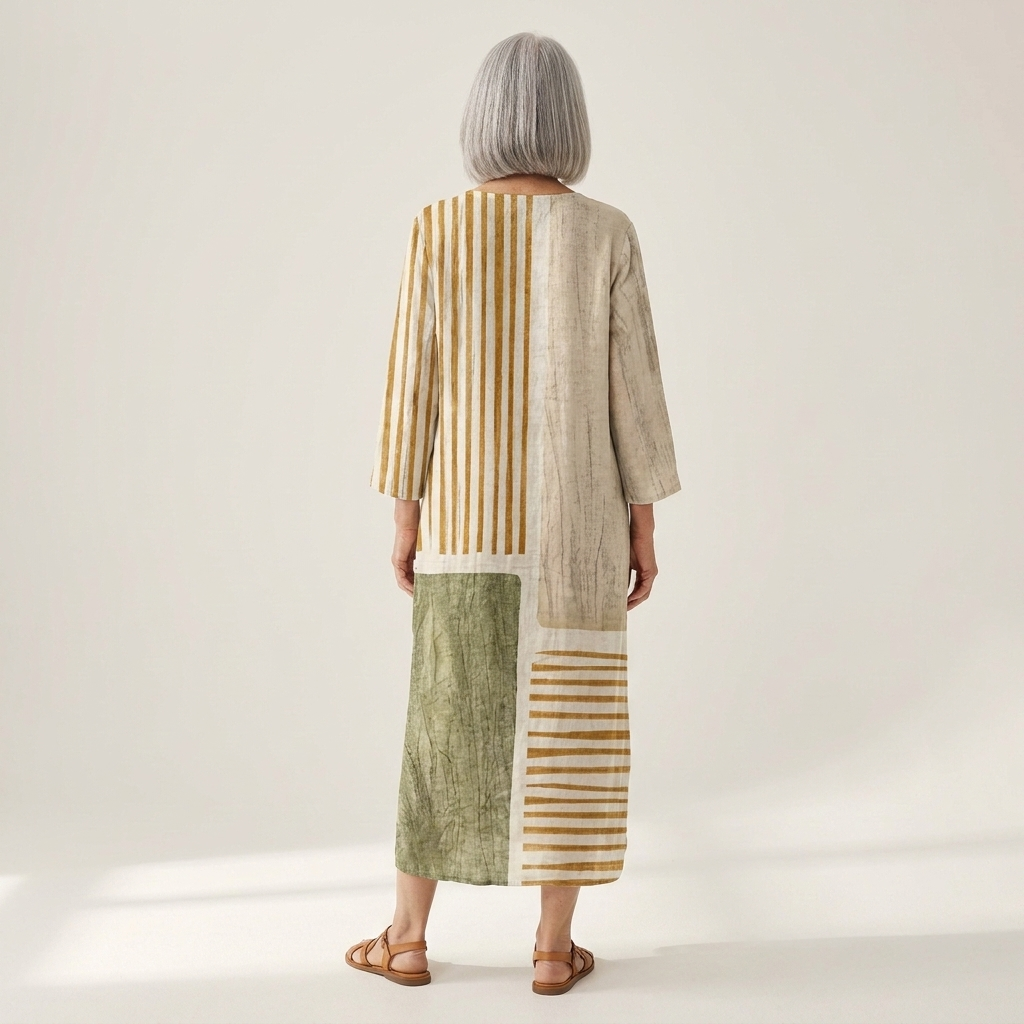 Nina - Mouwloze midi-jurk