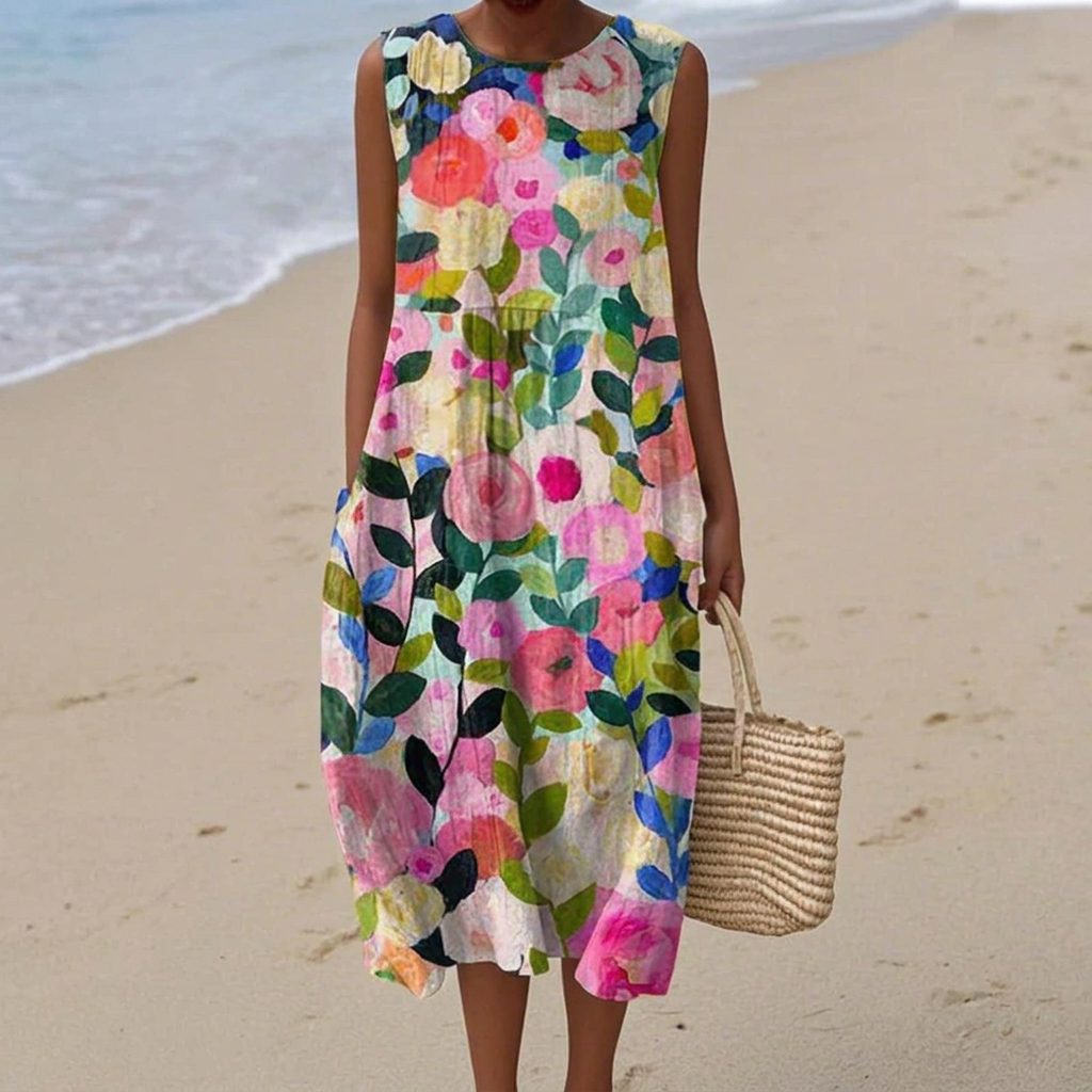 Noa - Mouwloze midi-jurk