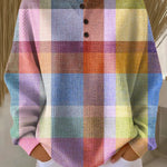 Noor - Trui met ruitpatroon in pastel