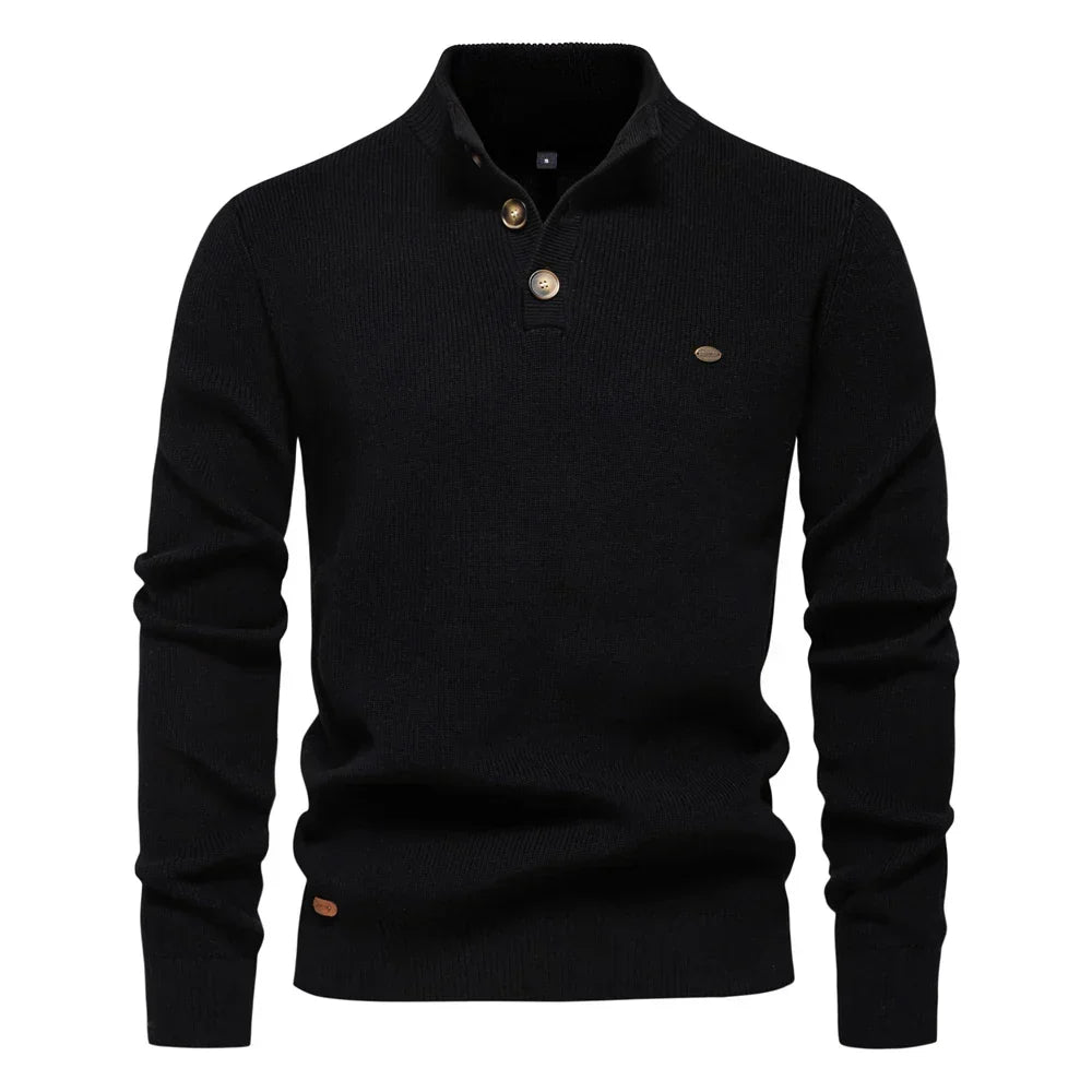 Noud - Herentrui met knoopdesign