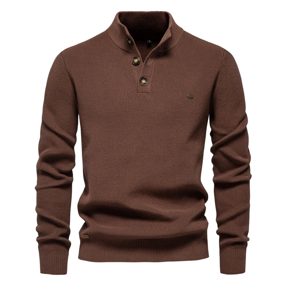 Noud - Herentrui met knoopdesign