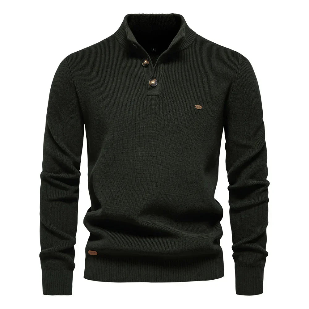 Noud - Herentrui met knoopdesign