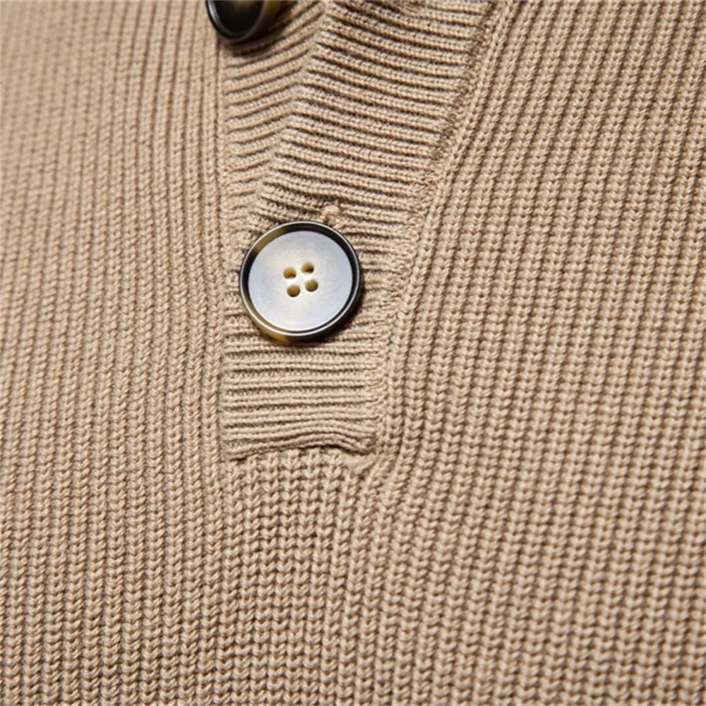 Noud - Herentrui met knoopdesign