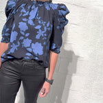 Philippa - Blouse pompmouw ruche