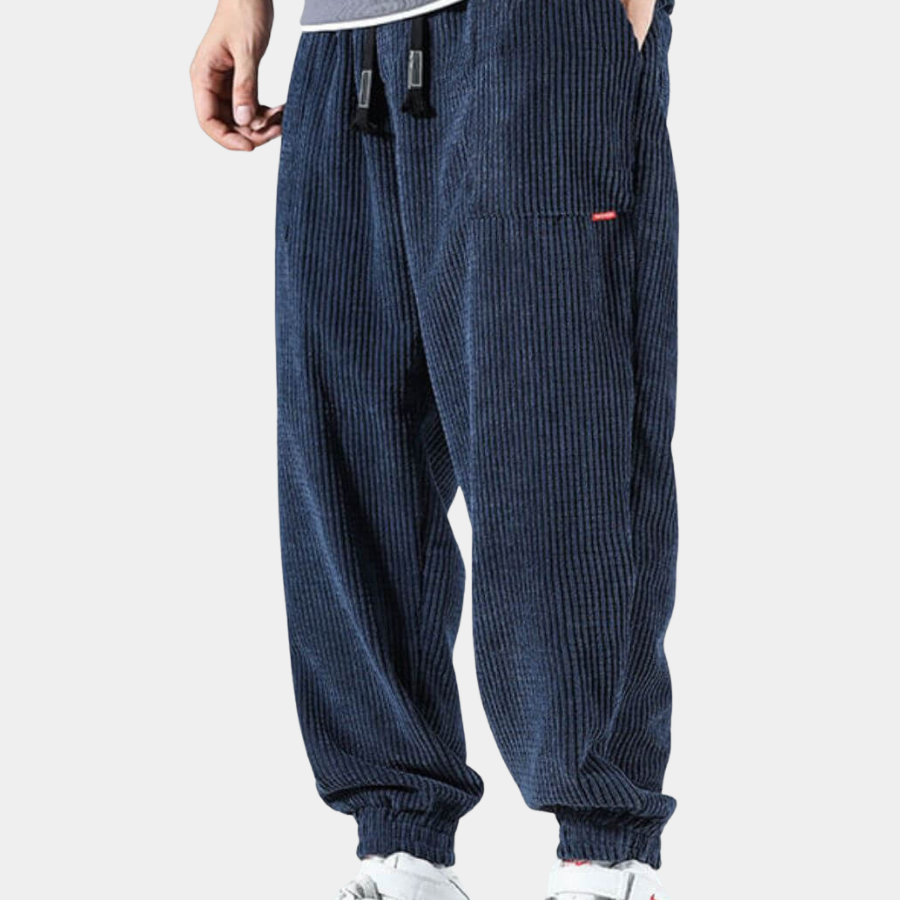 Pieter - Heren joggingbroek van ribfluweel