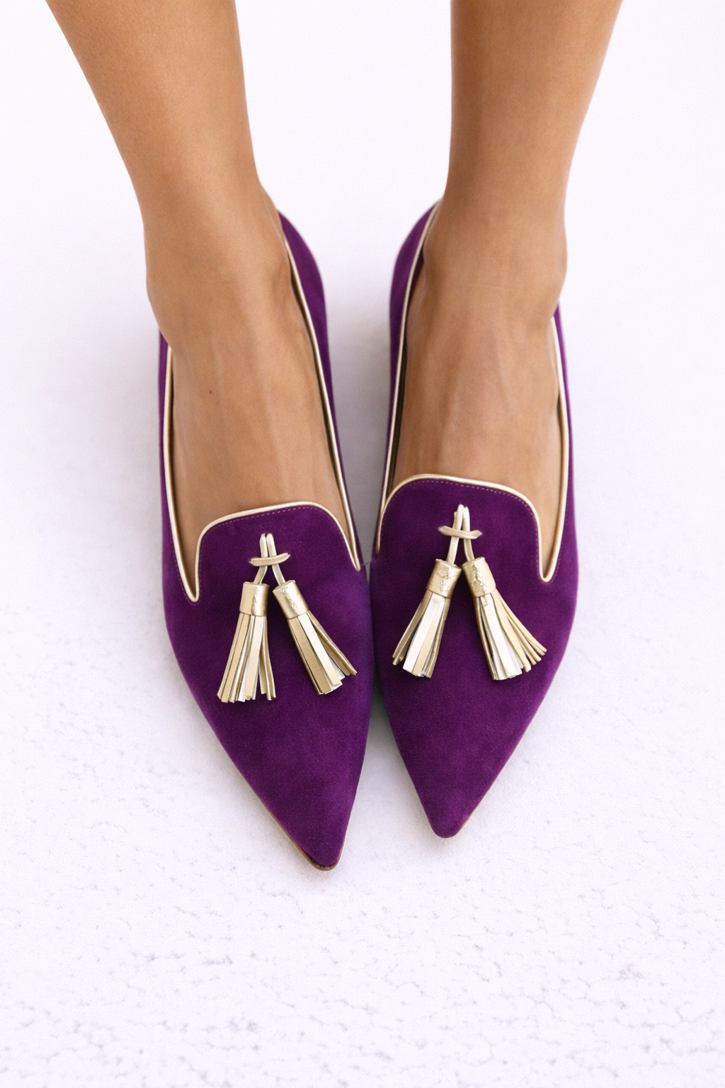 Portia – Boho Loafers with Fringes