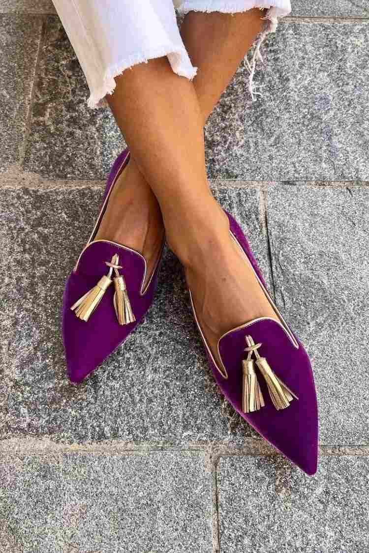 Portia – Boho Loafers with Fringes