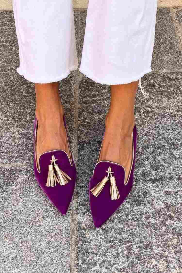 Portia – Boho Loafers with Fringes