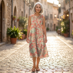 Raya - Mouwloze midi-jurk
