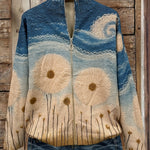 Renate - Vest met paardenbloemmotief