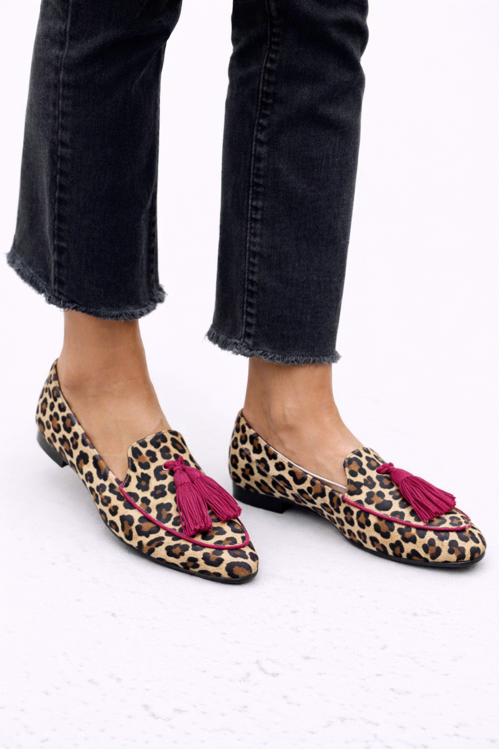 Rihanna - Mocassins met luipaardprint