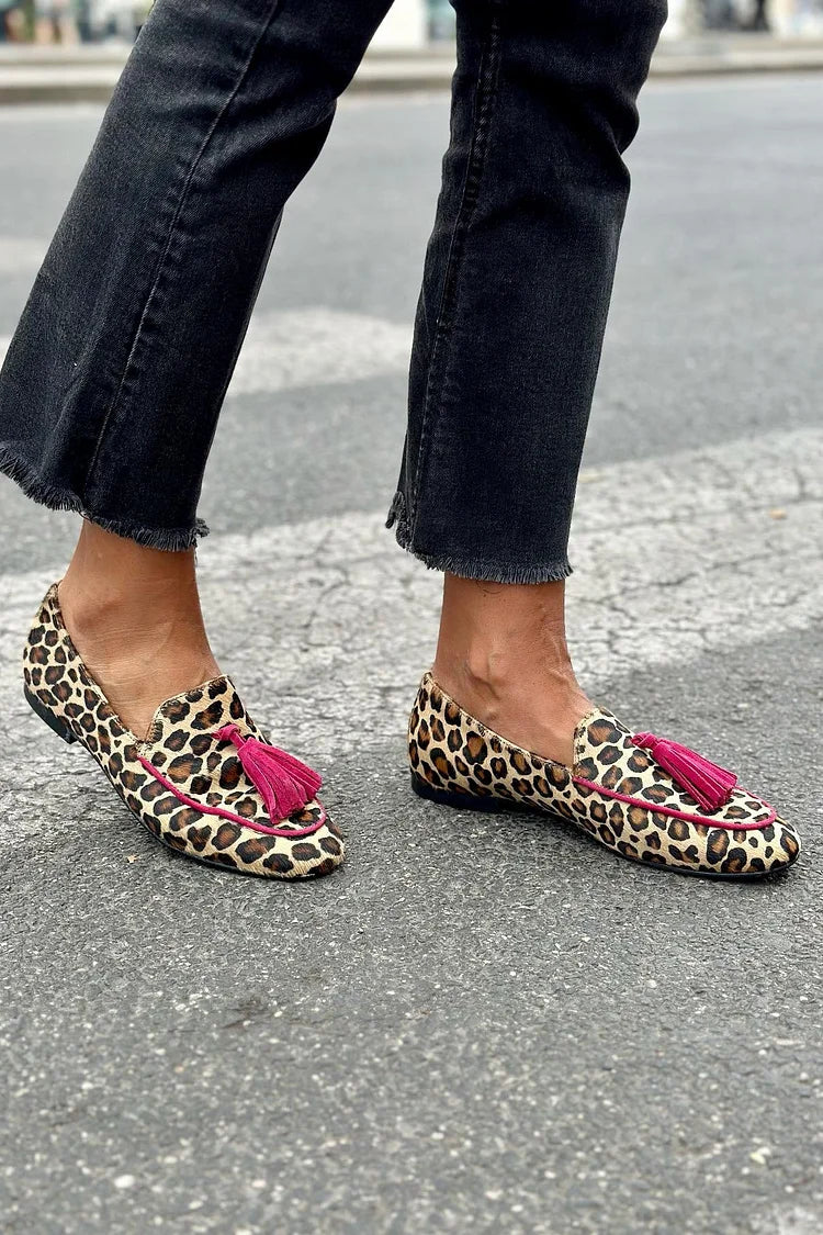 Rihanna - Mocassins met luipaardprint