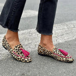 Rihanna - Mocassins met luipaardprint