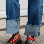 Roxie - Mocassins met dierenprint