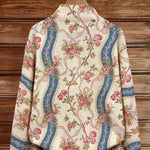 Sabine - Vest met rozenrankpatroon
