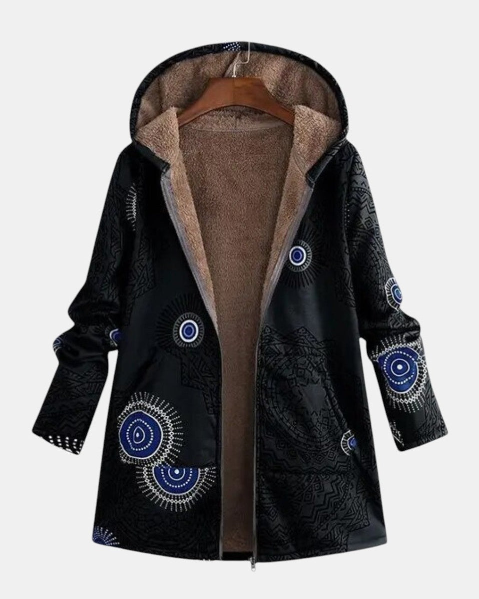 Sage - Sherpa-jack met tribalpatroon