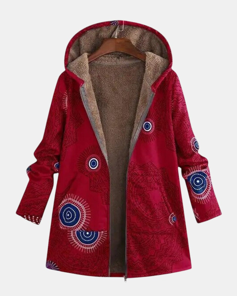 Sage - Sherpa-jack met tribalpatroon