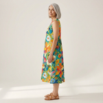 Sandra - Mouwloze midi-jurk