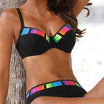 Sanna - Split-bikini met kleurverloop