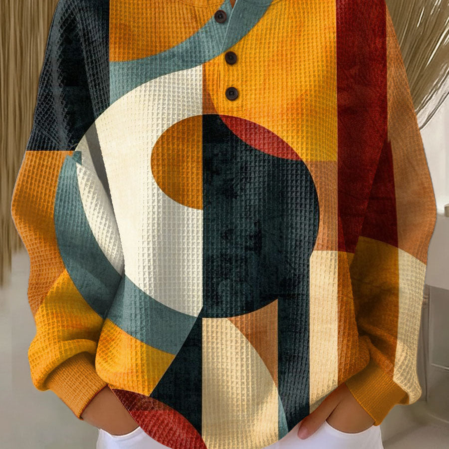 Sanne - Trui met geometrisch patroon