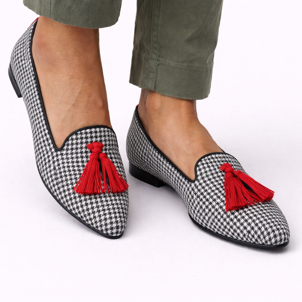 Sasha - Klassieke schoenen met franjes
