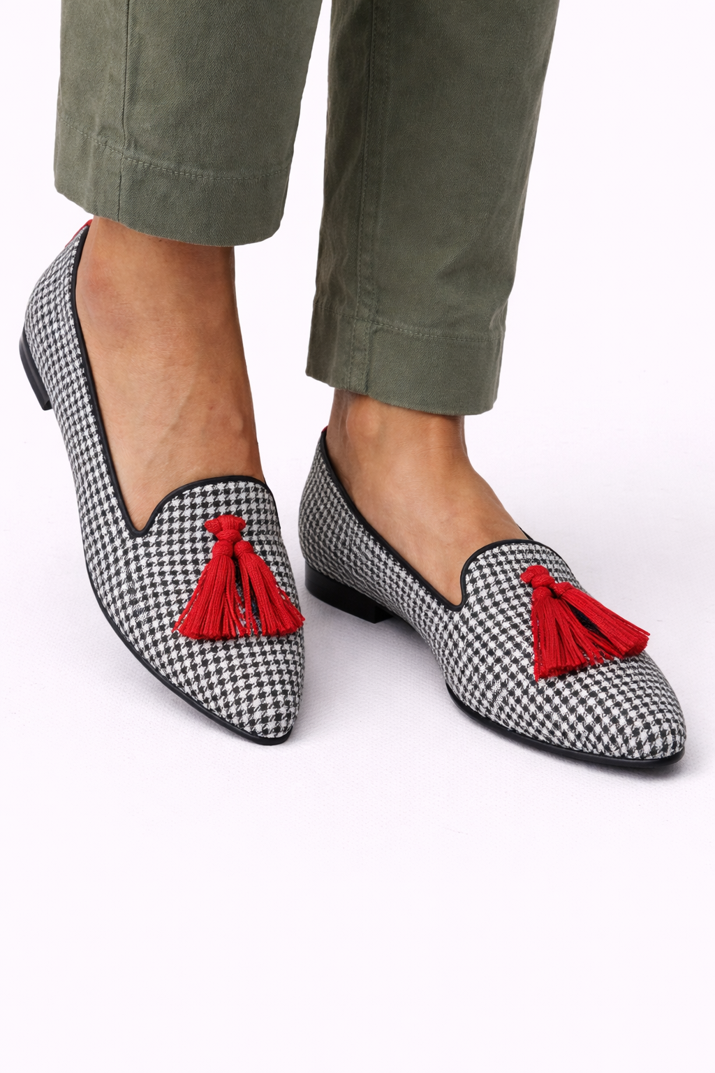 Sasha - Klassieke schoenen met franjes