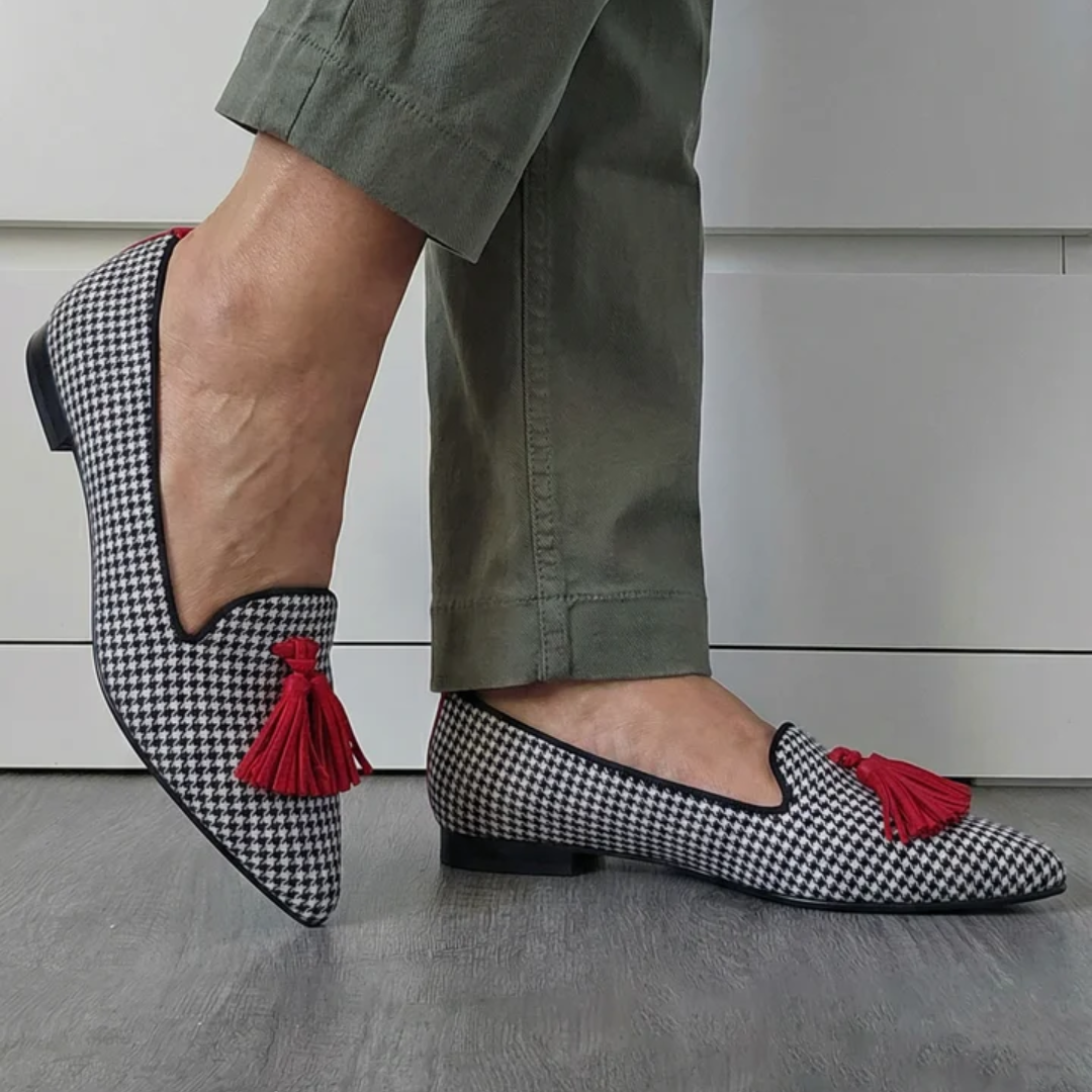 Sasha - Klassieke schoenen met franjes