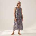 Sera - Mouwloze midi-jurk