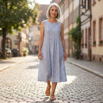 Sofia - Mouwloze midi-jurk