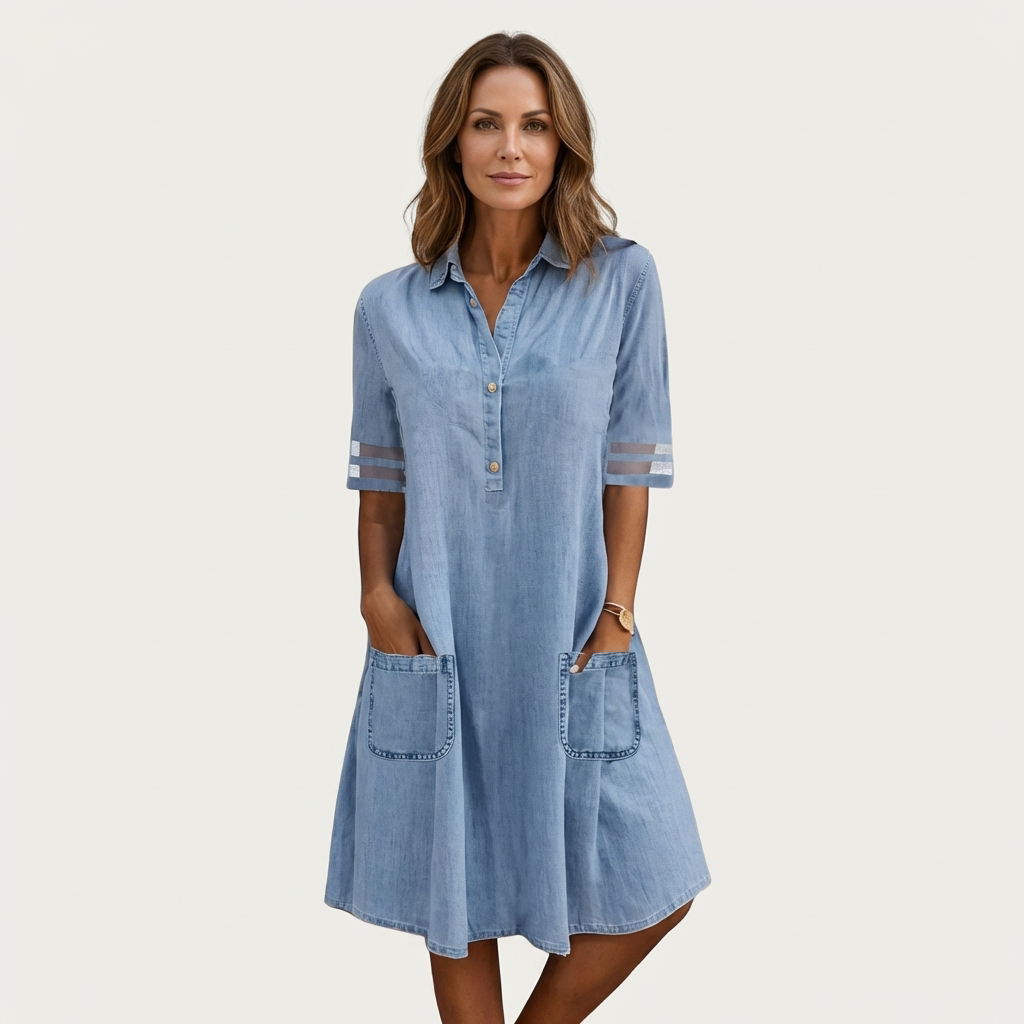 Steffi - Denim blousejurk