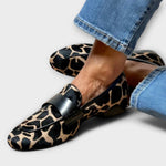 Stientje - Mocassins met luipaardprint