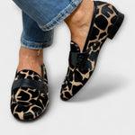 Stientje - Mocassins met luipaardprint