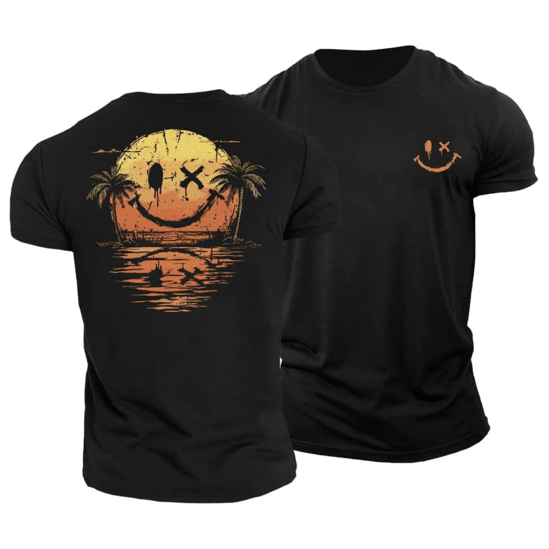 Sven - Zomerse smiley zee T-shirt