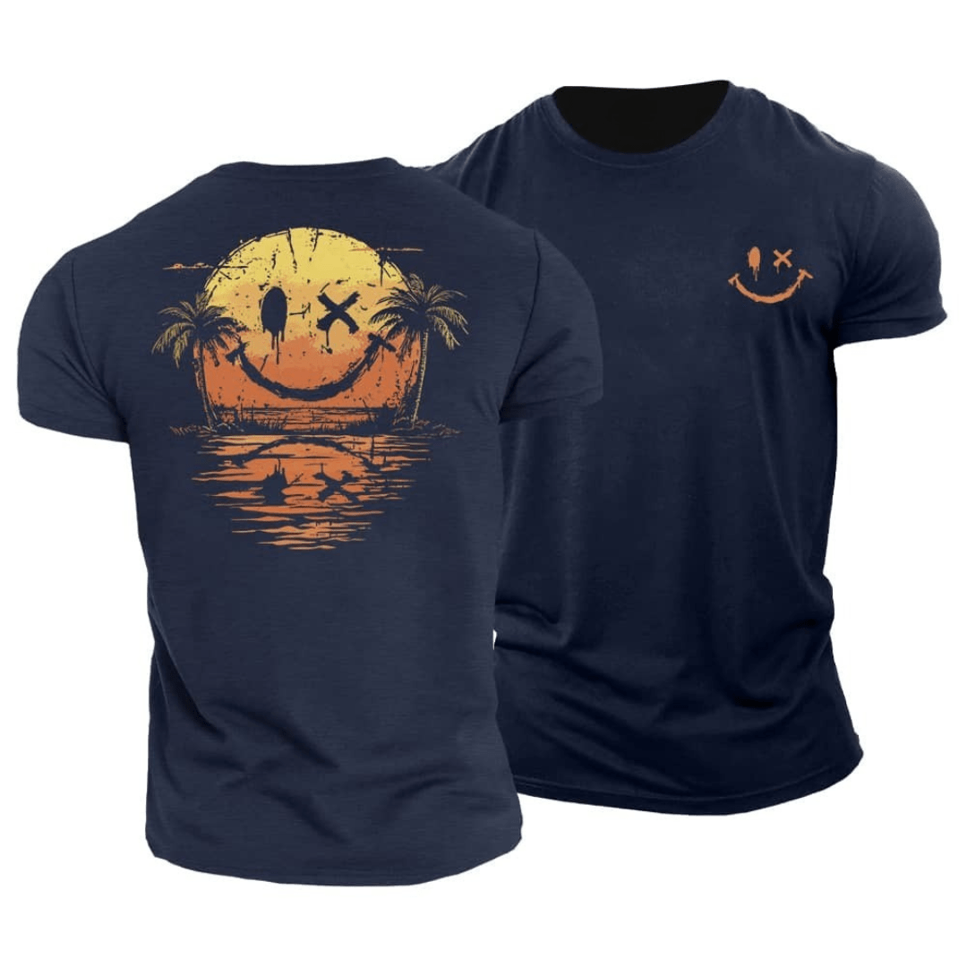 Sven - Zomerse smiley zee T-shirt