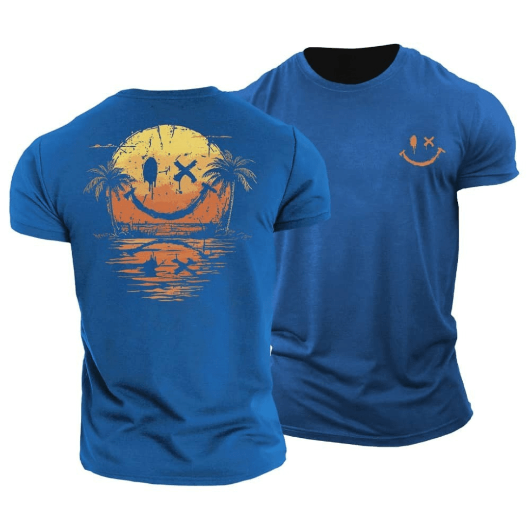 Sven - Zomerse smiley zee T-shirt