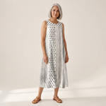 Thea - Mouwloze midi-jurk