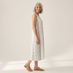 Thea - Mouwloze midi-jurk