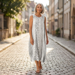 Thea - Mouwloze midi-jurk