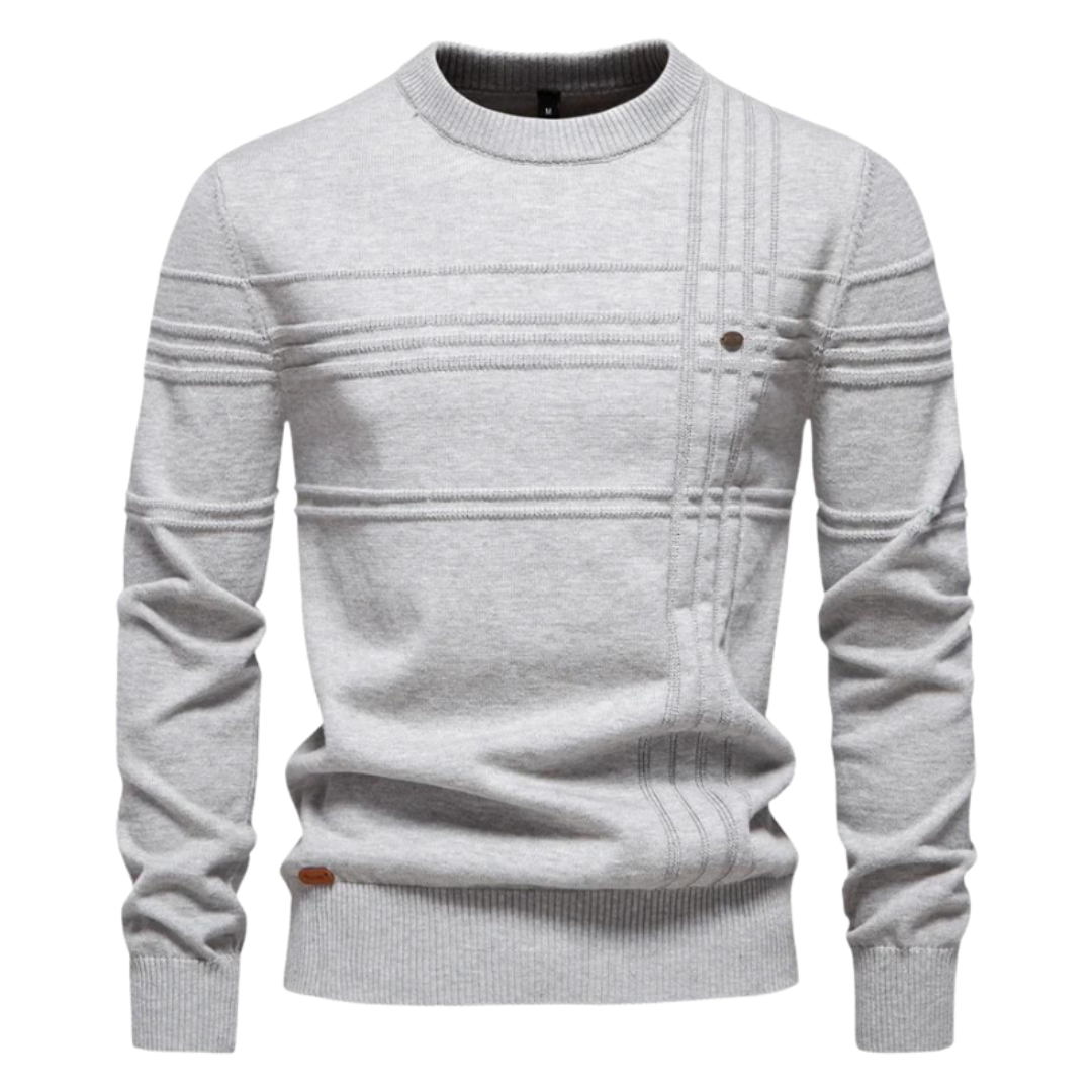 Tijn - Herentrui met streepdesign