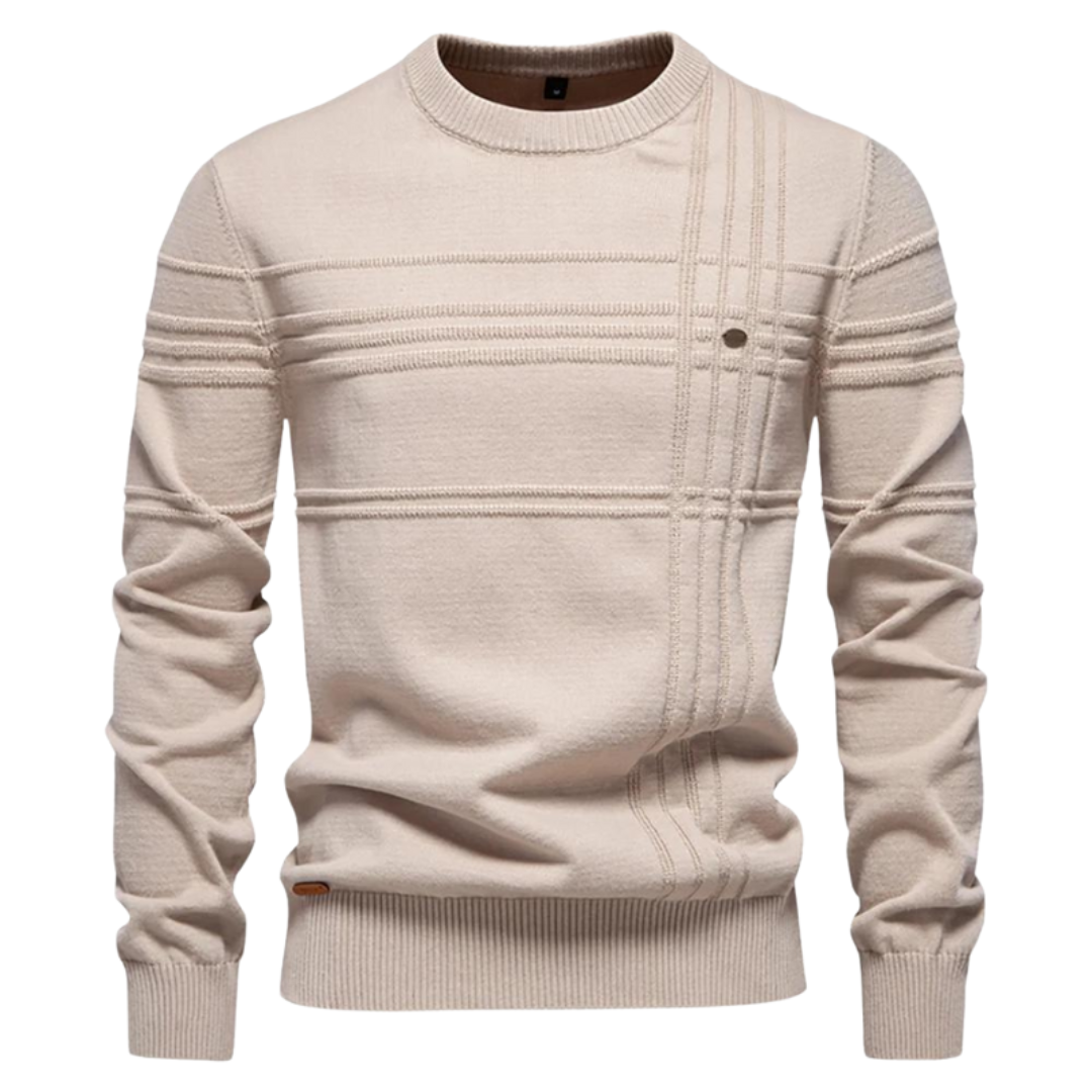 Tijn - Herentrui met streepdesign