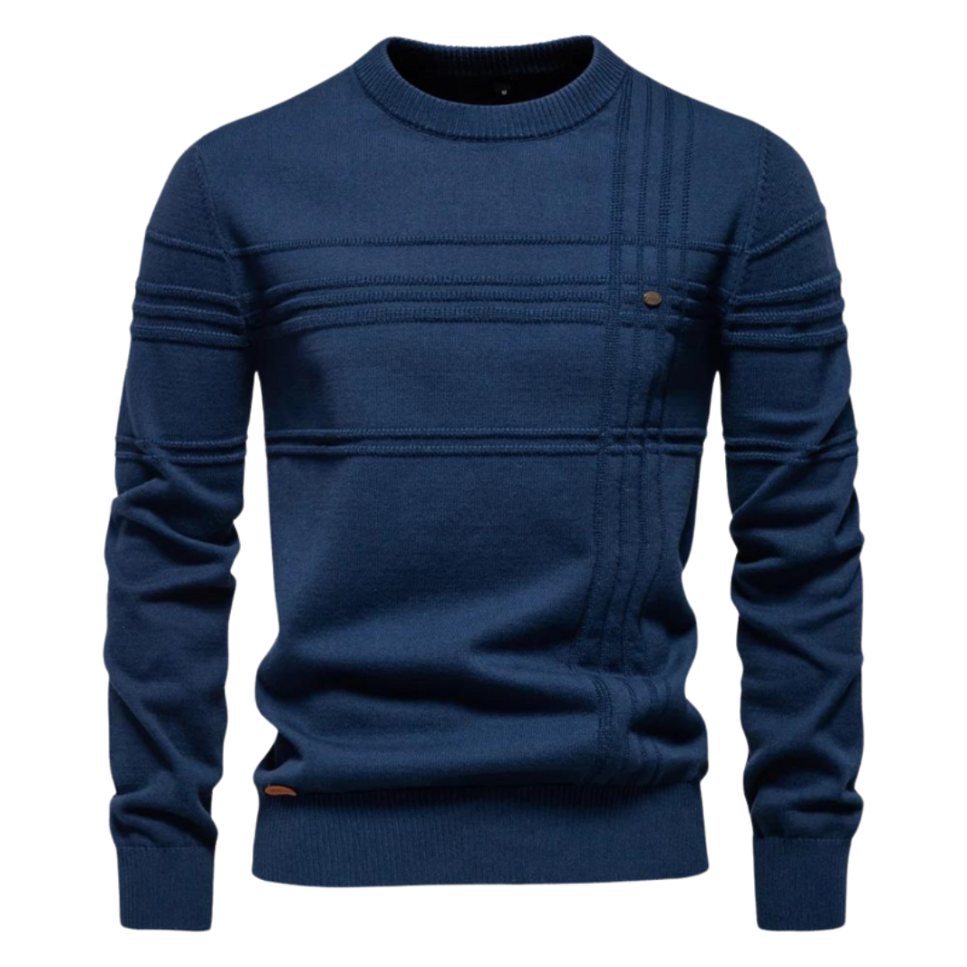 Tijn - Herentrui met streepdesign