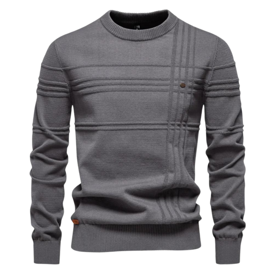 Tijn - Herentrui met streepdesign