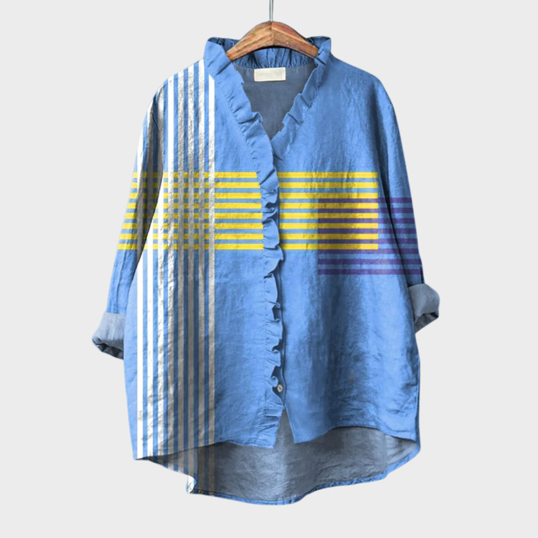 Tina - Stijlvolle zomerblouse