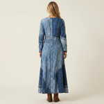 Trixie - Vintage midi-jeansjurk