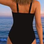 Veronique - Luxueuze wikkelbadpak met kleurrijke print