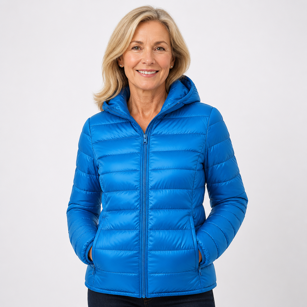 Tess - Tussenjas, hemelblauw